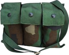 Usado, Bolsa de revista Bandolier MOLLE II forçada armada dos EUA - Woodland comprar usado  Enviando para Brazil