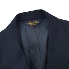 Blazer vintage 40 R Brooks Brothers Madison Fit flanela peso lã azul marinho dourado botão, usado comprar usado  Enviando para Brazil