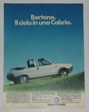 Advert pubblicità 1982 usato  Agrigento