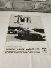 Fiat abarth brochure for sale  LEYLAND