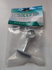 Sapphire chrome wardrobe for sale  CHICHESTER