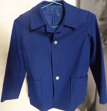 Veste vintage bleu d'occasion  Yvetot