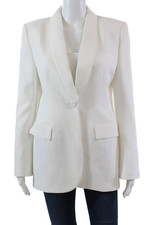 Blazer Zara Feminino Manga Longa Abotoado Branco Tamanho P comprar usado  Enviando para Brazil