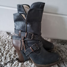 Mustang stiefeletten wedges gebraucht kaufen  Seelbach