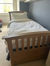 Solid oak bed for sale  LONDON