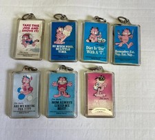 7 chaveiros de acrílico vintage Garfield the Cat Jim Davis (1978) 😍 comprar usado  Enviando para Brazil