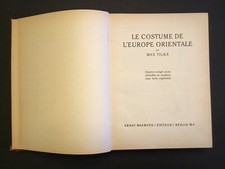 Antiquarian book costume d'occasion  Expédié en Belgium