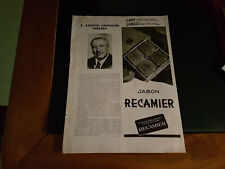 Advertising ARGENTINA Pubblicità Werbung : RECAIMER JABON ( 1956 ) comprar usado  Enviando para Brazil
