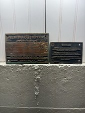 Vintage bronze plaque d'occasion  Expédié en Belgium