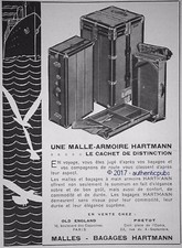 Publicite hartmann malle d'occasion  Cires-lès-Mello