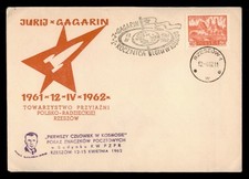DR WHO 1962 POLAND SPACE YURI GAGARIN w5369, usado comprar usado  Enviando para Brazil