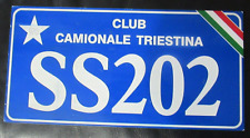 Insegna 202 club usato  Trieste