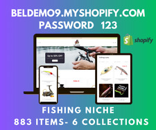 DROPSHIPPING PRONTO Shopify Store - 883 Produtos - Nicho de Pesca comprar usado  Enviando para Brazil