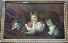 Tableau ancien huile d'occasion  Paris IX