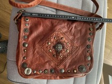 Tasche umhängetasche echtlede gebraucht kaufen  Wehr
