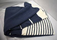Navy white throw for sale  Kansas City