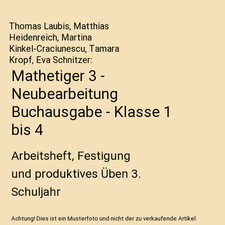 Mathetiger neubearbeitung buch gebraucht kaufen  Trebbin