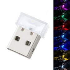 1x Mini USB Luz LED Decoração Peças Lâmpada Atmosfera Acessórios para Interior de Carro comprar usado  Enviando para Brazil