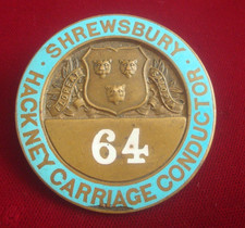 Enamel badge shrewsbury for sale Enamel badge shrewsbury for sale  HALESOWEN