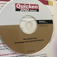 Intuit quicken 2002 for sale  Santa Barbara