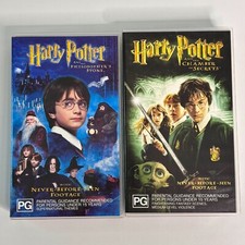 Harry Potter A Pedra Filosofal e Câmara Secreta VHS Testado Rastreado comprar usado  Enviando para Brazil