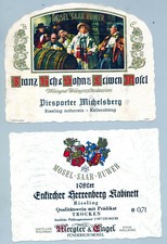 Weinetikett mosel piesporter gebraucht kaufen  Pünderich
