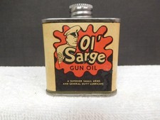 Etiqueta de papel lata de metal completa óleo para arma Ol’ Sarge Corpo de Fuzileiros Navais dos EUA comprar usado Etiqueta de papel lata de metal completa óleo para arma Ol’ Sarge Corpo de Fuzileiros Navais dos EUA comprar usado  Enviando para Brazil