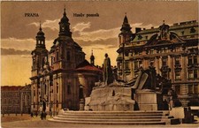 CPA Praha Husuv pomnik CZECHOSŁOWACJA (619560) na sprzedaż  Wysyłka do Poland