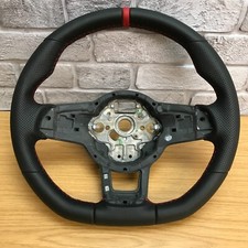 Volante de ponto vermelho genuíno VW Golf MK7, MK7.5, GTI. REPARADO. Manual. 6D comprar usado  Enviando para Brazil