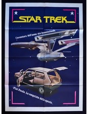 Manifesto Star Trek Fiat Panda Conquista Spazio The Conquest Of Space A304 comprar usado  Enviando para Brazil
