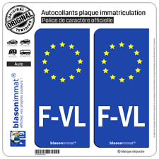 Autocollants immatriculation f d'occasion  Balaruc-les-Bains