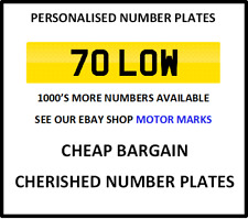 Low cherished number for sale  LEICESTER
