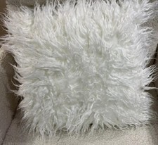 Cushion white square for sale  LONDON