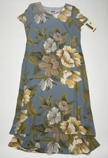 Saia Midi Floral Sag Harbor Prophecy Tamanho 14 Azul Amarelo Vintage Ano Novo com etiquetas comprar usado  Enviando para Brazil