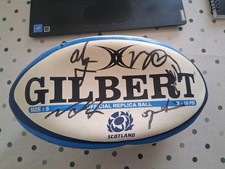 Signed scotland rugby for sale  GATESHEAD
