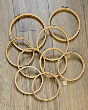 Lot wooden circle for sale  Shipping to Ireland