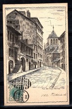 Geneva 1900 postcard usato  Bitonto