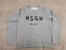 Felpa grigia msgm usato  Ravenna