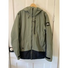 Jaqueta de neve masculina Quiksilver Forever 2L GORE-TEX esqui snowboard inverno casaco verde comprar usado  Enviando para Brazil