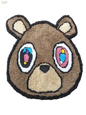 Tapete de área Kanye West Graduation Bear 30" marrom tufado à mão comprar usado  Enviando para Brazil