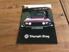 triumph stag brochure for sale triumph stag brochure for sale SLEAFORD