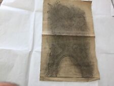 Vecchio disegno bucherellato usato  Varese