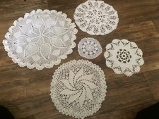 Vintage crochet doilies for sale  Norfolk