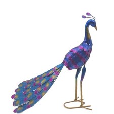 Metallische pfau statue gebraucht kaufen  Osnabrück