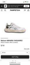 Usado, Tênis Maison MIHARA YASUHIRO Wayne metálico 42 comprar usado Usado, Tênis Maison MIHARA YASUHIRO Wayne metálico 42 comprar usado  Enviando para Brazil