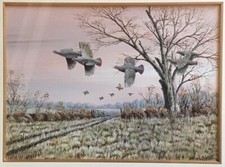Framed watercolor partridge for sale  Los Angeles
