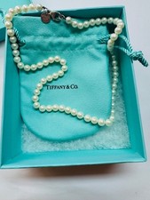 Colar de pérolas de prata esterlina 925 16 pol. Tiffany & Co comprar usado  Enviando para Brazil