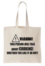 Cooking tote bag for sale  ENFIELD