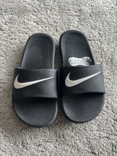 Nike black slides for sale  HASTINGS