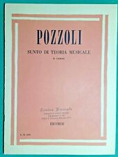 Pozzoli sunto teoria usato  Italia